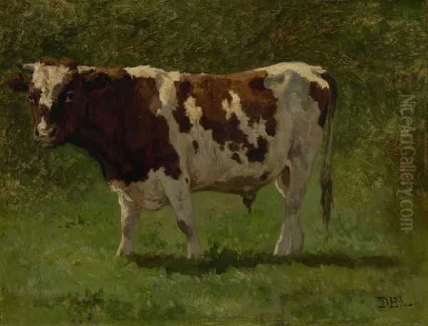 De bonte stier Oil Painting by Johannes Hubertus Leonardus de Haas