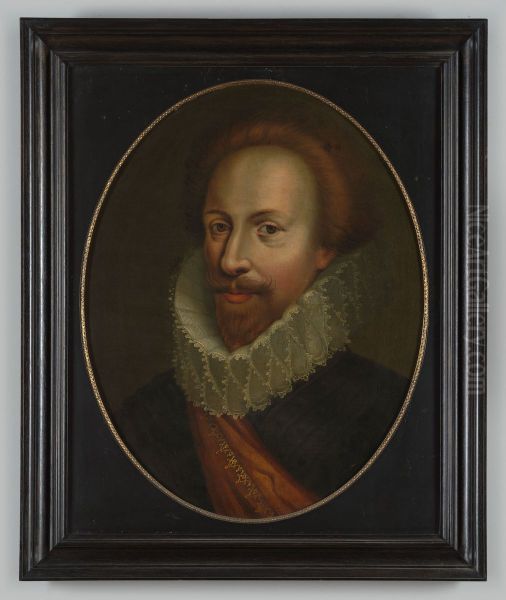 Portret van prins Frederik Hendrik Oil Painting by Geldersch Landschap en Kasteelen