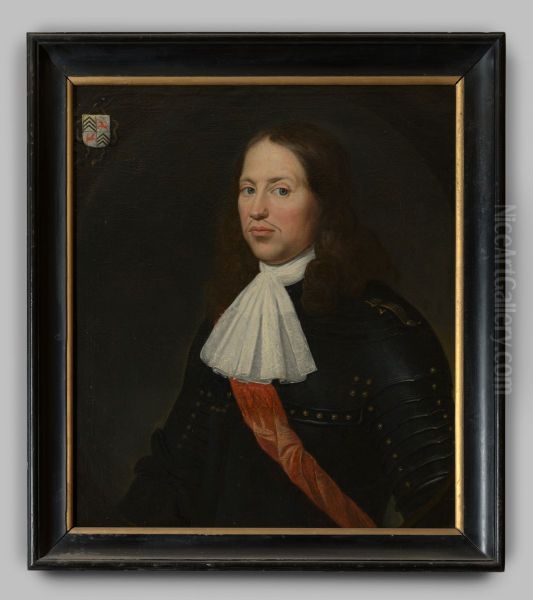 Portrait of Derk van Haersolte (?-1674) Oil Painting by Theodor van Loonen