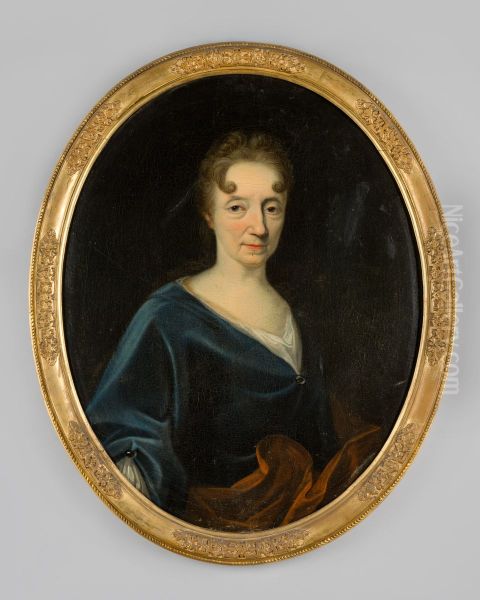 Portrait of Johanna Margriet van Arnhem (1635-1721) Oil Painting by Gerhard Jan Palthe