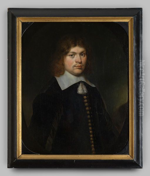 Portrait of a man, possibly Lambertus van Eck (1627-1667) Oil Painting by Geldersch Landschap en Kasteelen