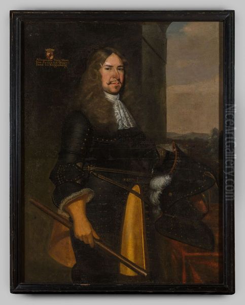 Portret van Alexander des H.R. Rijksvrijheer van Spaen Oil Painting by Geldersch Landschap en Kasteelen