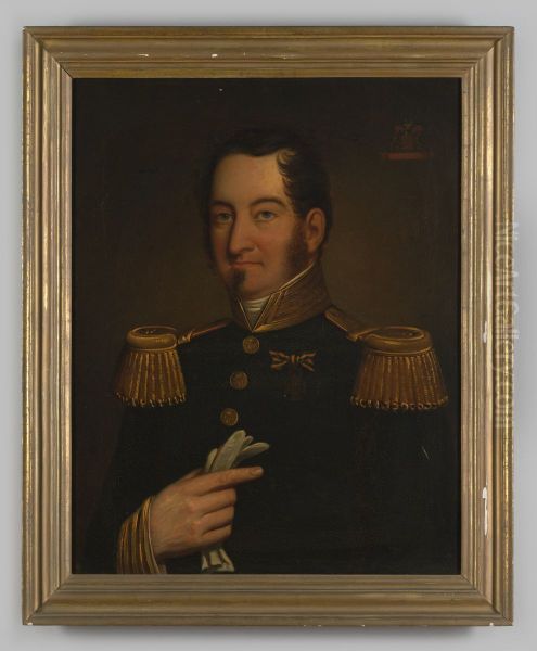 Portrait of Augustus Everardus Danielus Franciscus baron van Voorst tot Voorst (1807-1881) Oil Painting by Geldersch Landschap en Kasteelen