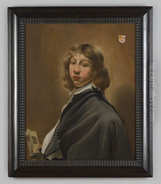 Portret van een onbekende jongen uit het geslacht Bor Oil Painting by Harmen de Bye