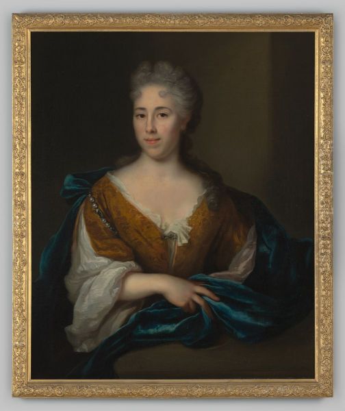 Portret van Petronella Wilhelmina van Hoorn Oil Painting by Arnold Boonen