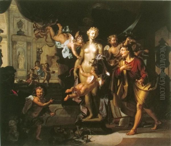 Pygmalion Oil Painting by Isaac Walraven