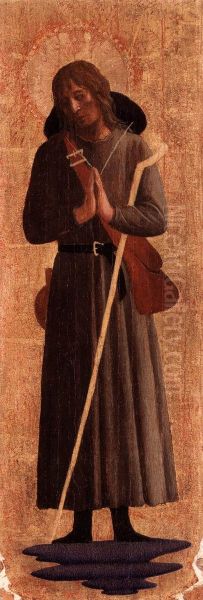 Saint Roch Oil Painting by Fra Angelico