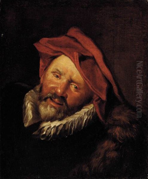 Hans Wurst Oil Painting by Frans Hals