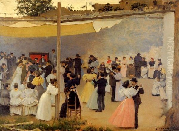 Baile de tarde Oil Painting by Ramon Casas