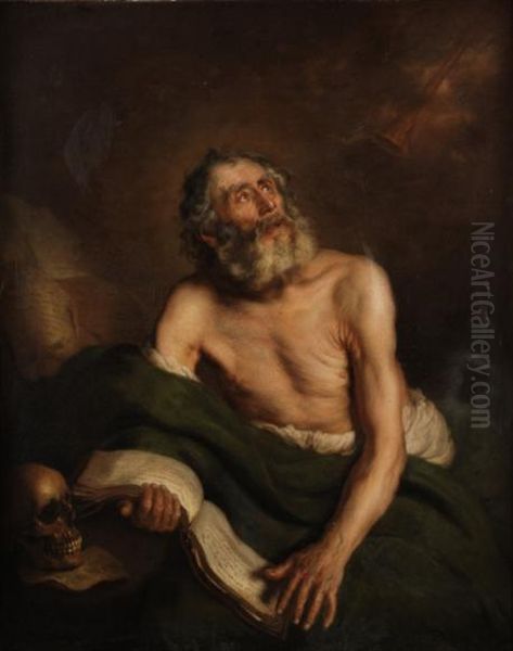 Saint Jerome Oil Painting by Alonso Cano