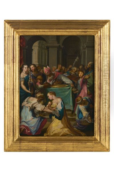 The Circumcision Oil Painting by Joseph Heintz the Younger