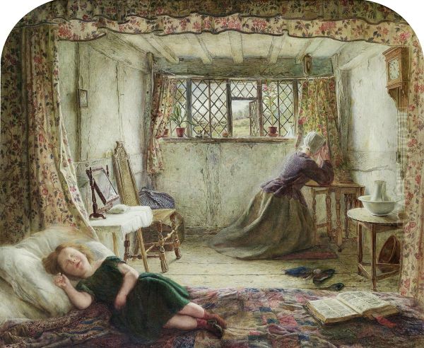 Morning prayer Oil Painting by Ebenezer Downard