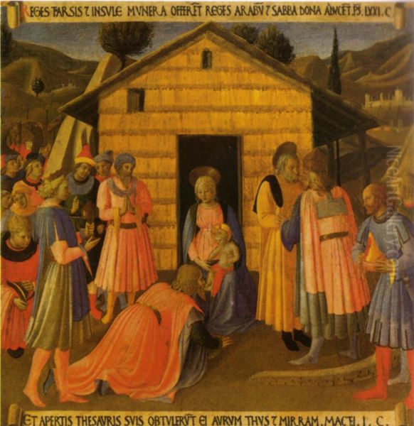 Adorazione dei Magi Oil Painting by Fra Angelico