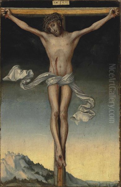 Christus am Kreuz Oil Painting by Lucas Cranach the Elder