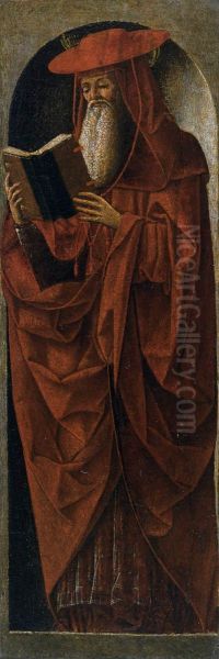 Griffoni Polyptych: St Jerome Oil Painting by Ercole de' Roberti