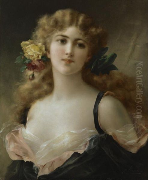 Fair As The Morning Oil Painting by Emile Vernon