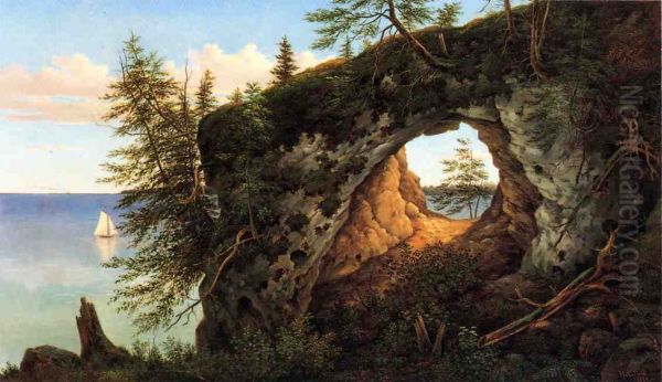 Fairy Arch, Mackinac Island Oil Painting by Henry Ford