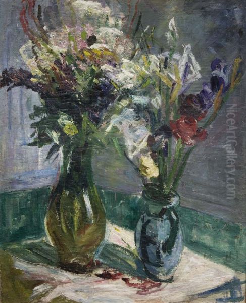 Flower Still-life Oil Painting by Anton Faistauer