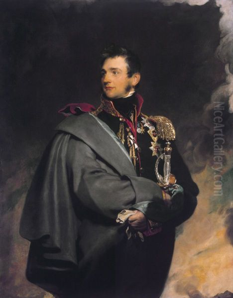 Prince Mikhail Vorontsov, sometimes spelled Michael Woronzow Oil Painting by Thomas Lawrence