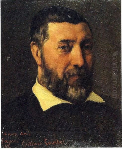 Portrait de Pierre-Auguste Fajon Oil Painting by Gustave Courbet