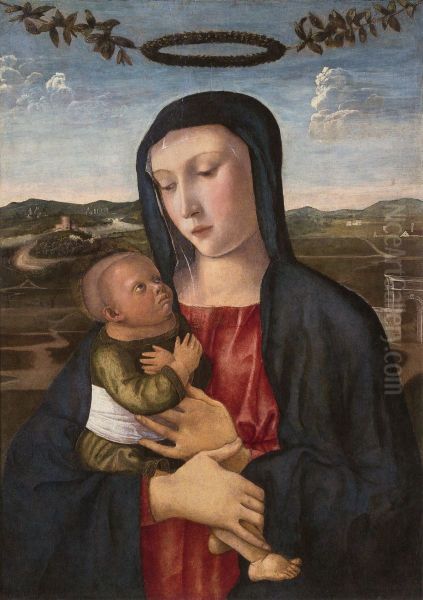 Madonna Kalmar Oil Painting by Giovanni Bellini