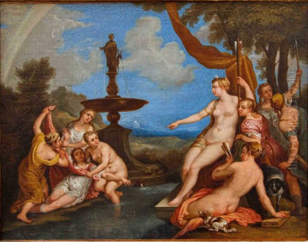 Diana discovers the pregnancy of Callisto Oil Painting by David Teniers the Younger