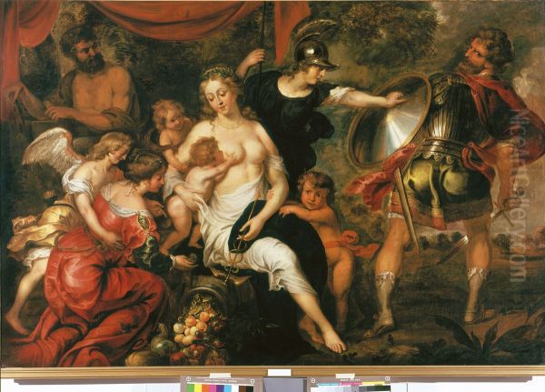 Allegory of Peace Oil Painting by Gerard Seghers