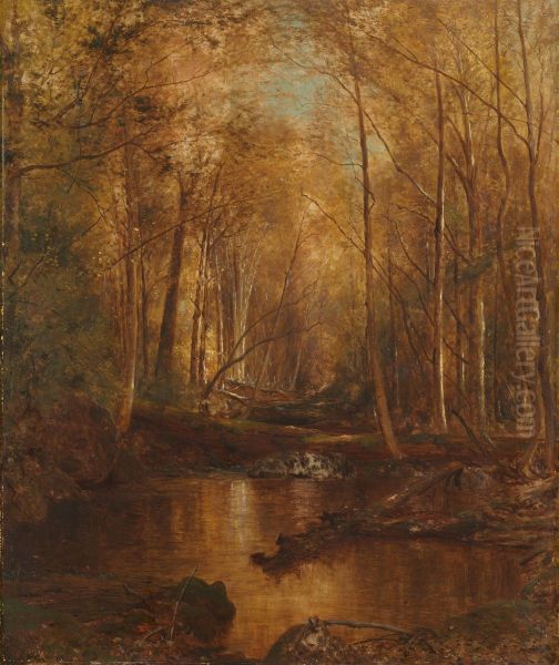 Autumn in the Catskills Oil Painting by Jervis McEntee