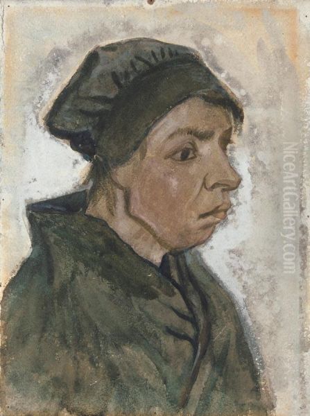 Old peasant woman Oil Painting by Vincent Van Gogh