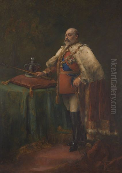 King Edward VII (1841-1910) Oil Painting by Luke Fildes