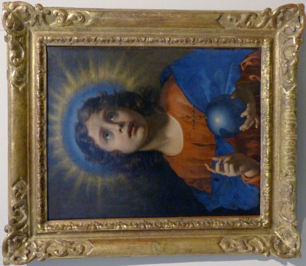 The Child Redeemer Oil Painting by Carlo Dolci