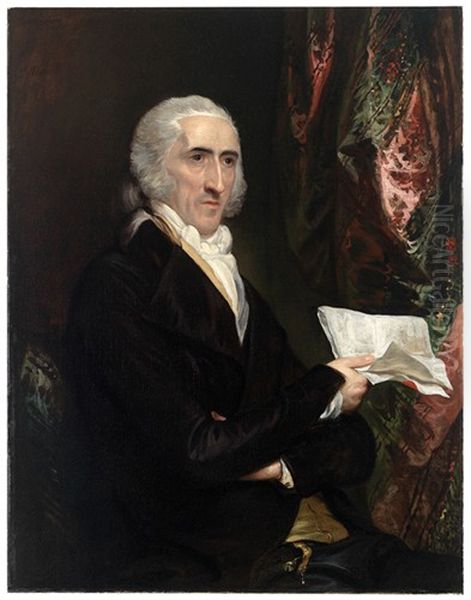 Portrait of Dr Enoch Edwards in Philadelphia Oil Painting by Benjamin West