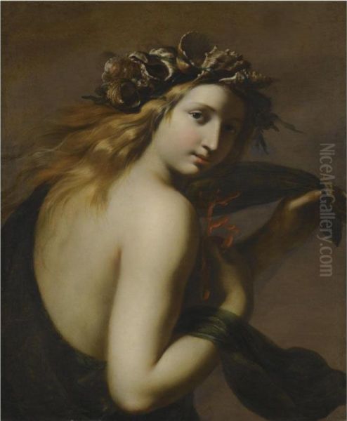 A Sea-nymph, Possibly Galatea Oil Painting by Ginevra Cantofoli