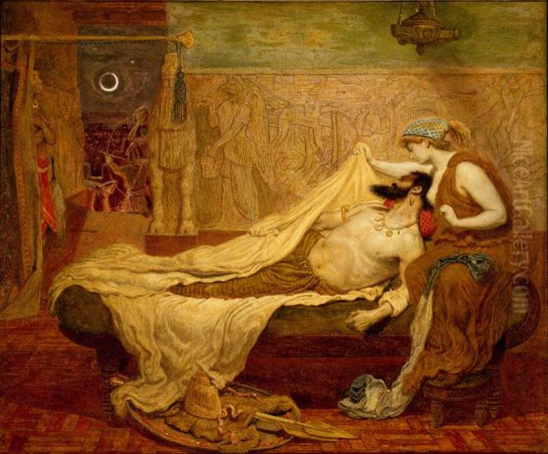 The Dream of Sardanapalus Oil Painting by Ford Madox Brown