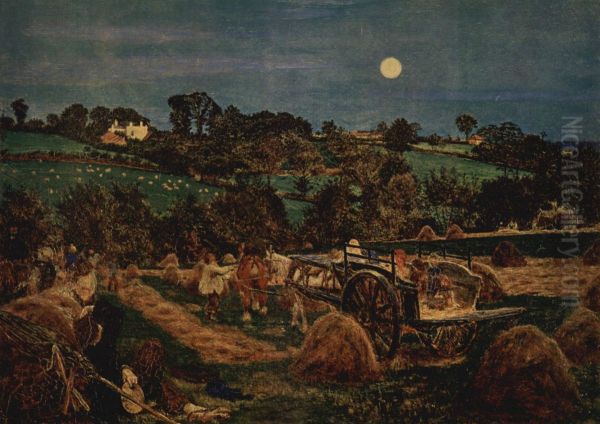 Die Heuernte Oil Painting by Ford Madox Brown