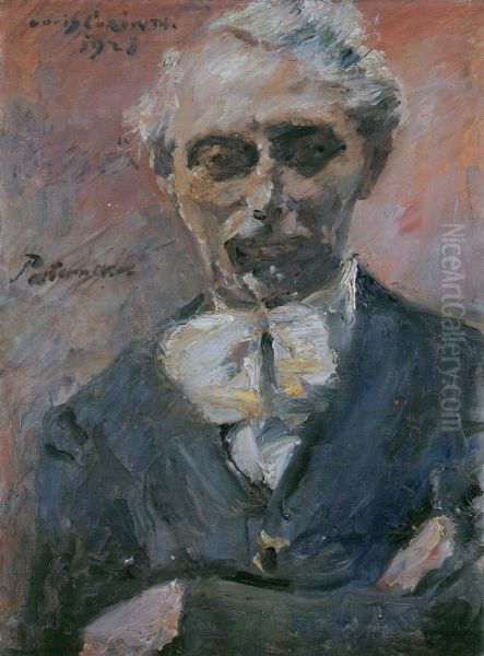 Portrait of the Painter Leonid Pasternak Oil Painting by Lovis Corinth