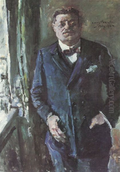 Portrat des Reichsprasidenten Friedrich Ebert Oil Painting by Lovis Corinth