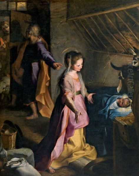 The Nativity Oil Painting by Federico Barocci