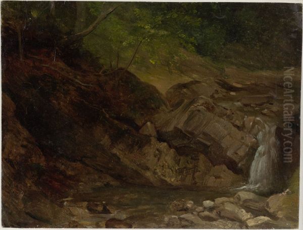 Am Krazenbach in Unterwalden Oil Painting by Arnold Bocklin