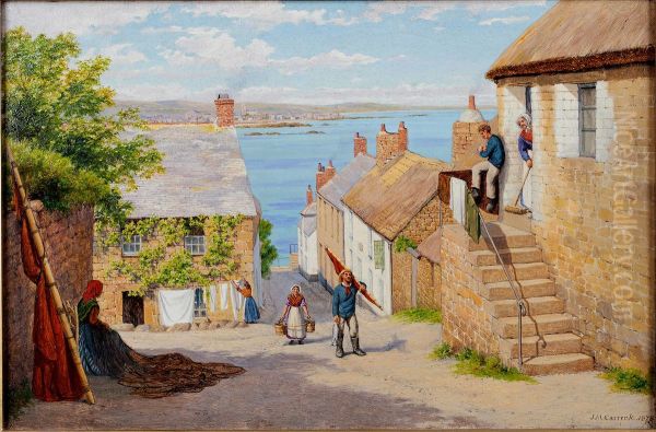 Penzance from Newlyn Oil Painting by John Mulcaster Carrick