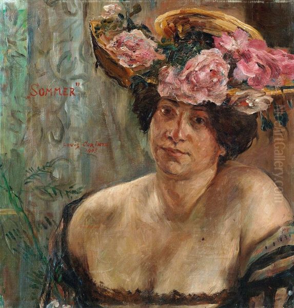 Sommer Oil Painting by Lovis Corinth