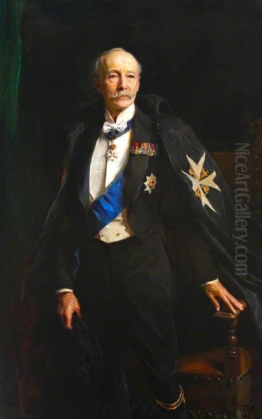 Major General Aldred Frederick George Beresford Lumley, 10th Earl of Scarbrough, KG, GBE, KCB, G St J Oil Painting by Philip de Laszlo