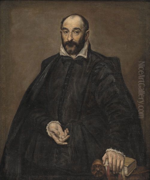 Portrait of a Man Oil Painting by El Greco