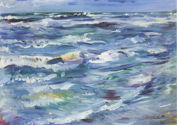 Meer bei La Spezia Oil Painting by Lovis Corinth