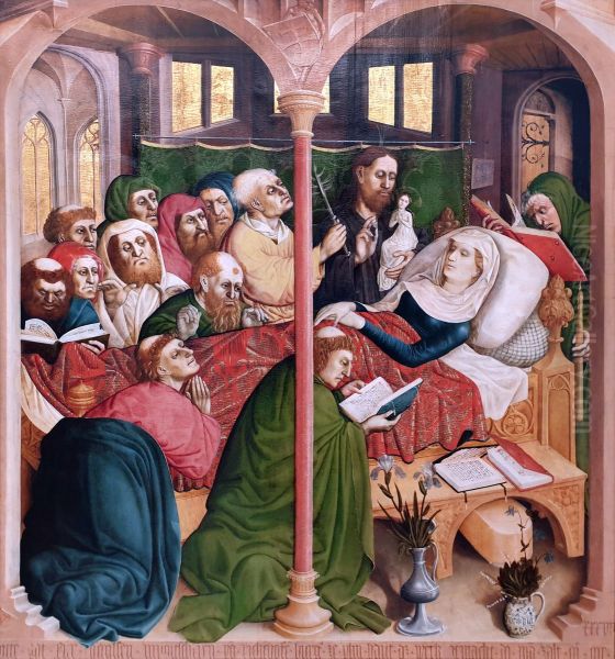 The death of Mary Oil Painting by Hans Multscher