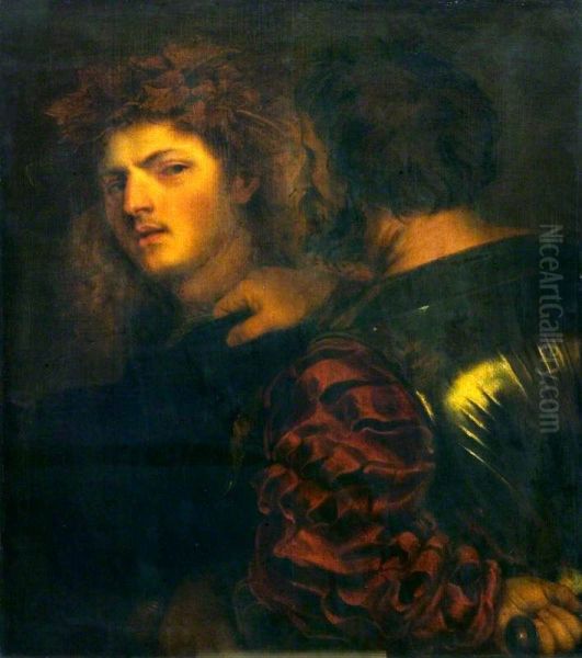 The Bravo (The Attack on Trebonius) Oil Painting by Titian