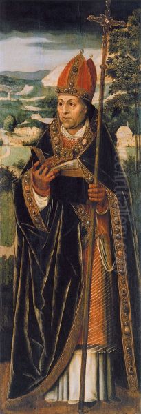 Saint Isidore. Oil Painting by Ambrosius Benson