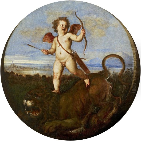 The Triumph of Love Oil Painting by Titian