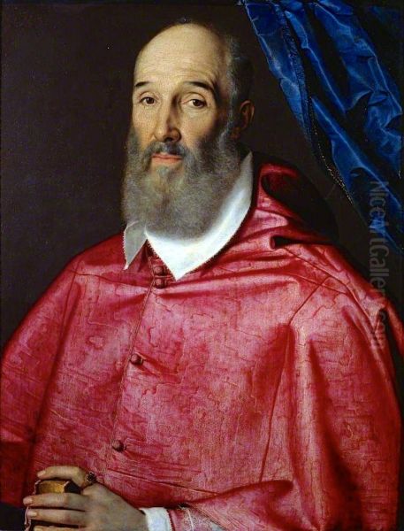 Cardinal Antoine Perrenot de Granvelle Oil Painting by Scipione Pulzone