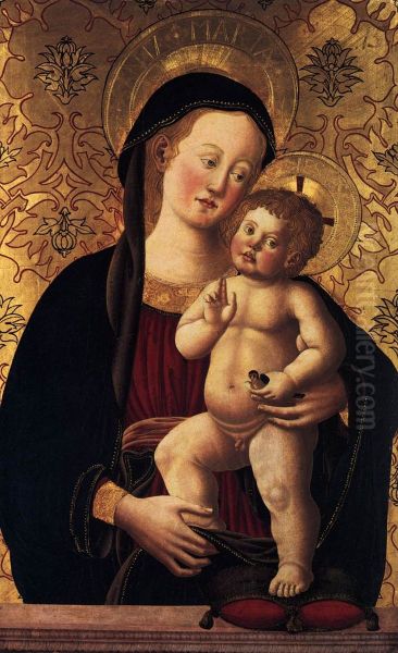 Madonna and Child with a Goldfinch Oil Painting by Unidentified painter